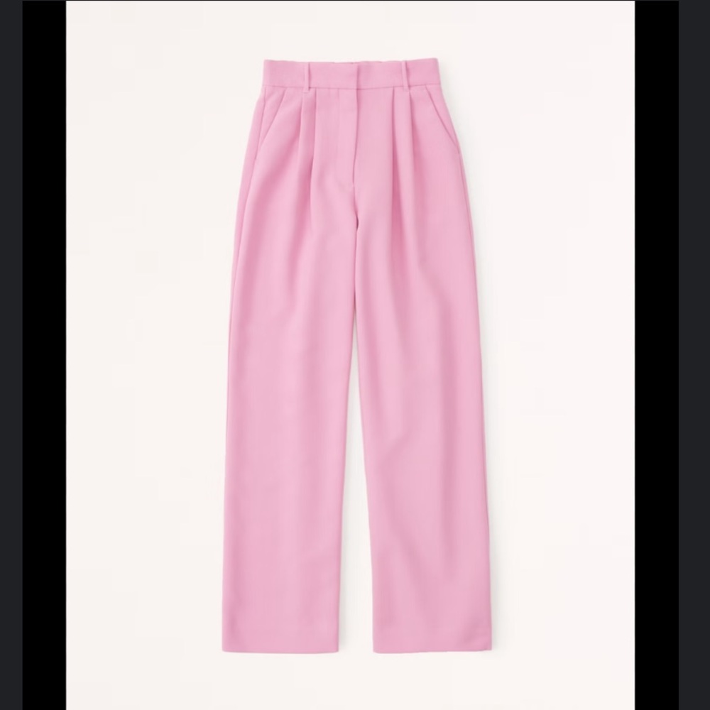 Abercrombie & Fitch Tailored Sloan Pant in Pink
